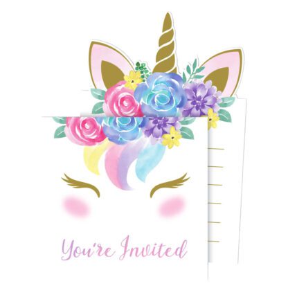 Inbjudningskort Unicorn Baby