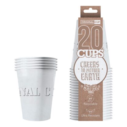 Partycups Papper Vit - 20-pack