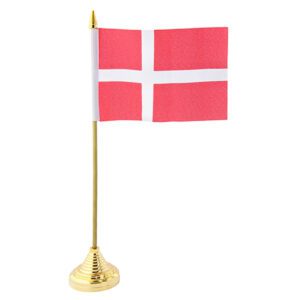 Bordsflagga, Danmark guld 31 cm