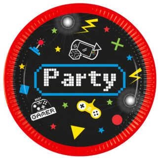Gaming Party Papperstallrikar