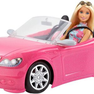 Barbie Bil Glam Pop Cabriolet Mattel med barbiedocka FPR57