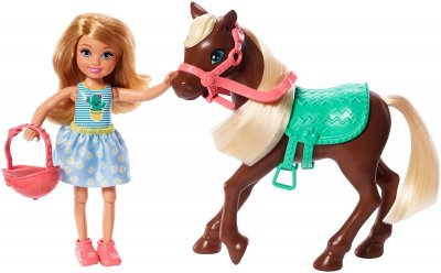 Barbie Club Chelsea Docka med Häst