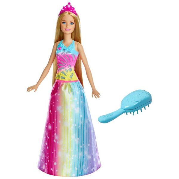 Barbie Dreamtopia Brush Princess Rainbow Kingdom Magic FRB12