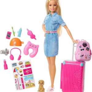 Barbie Travel Doll & Accessories FWV25