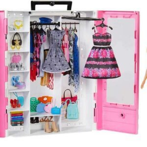 Barbiedocka med Garderob Fashionistas Ultimate Closet