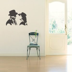 Bogart wallsticker av Jesper Haun, 56x42 cm