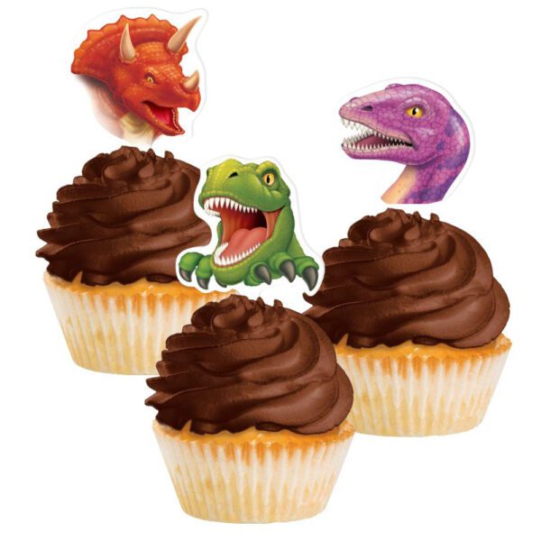 Cupcake Dekorationer Dino Blast