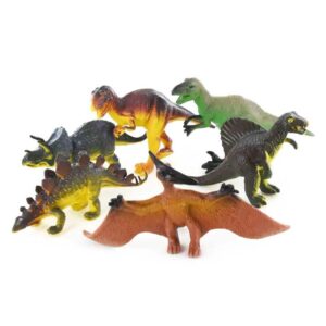 Dinosauriefigurer 6 st. 12 cm