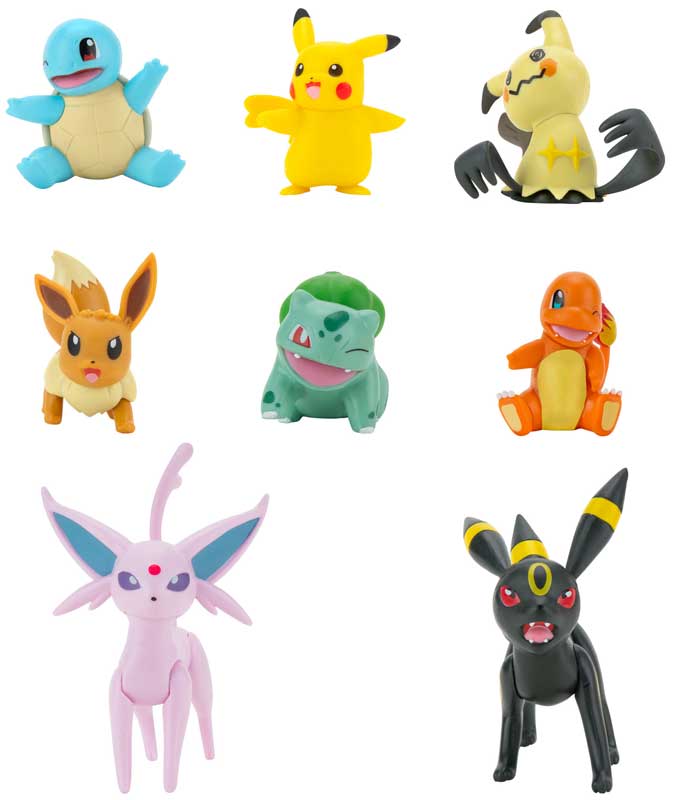 8 pokemonfigurer