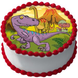Tårtbild Dinosaurie Dino Adventure B