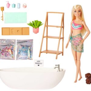 Barbie Badkar Confetti Tvål med tillbehör lekset HKT92