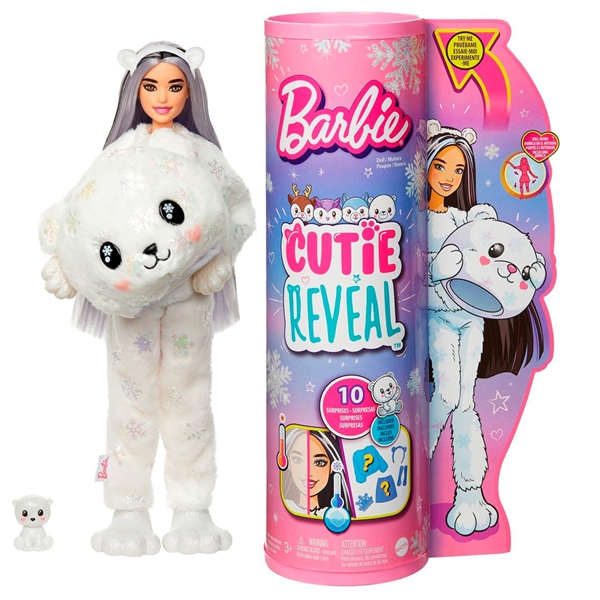 Barbie Cutie Reveal Winter Sparkle - Isbjörn
