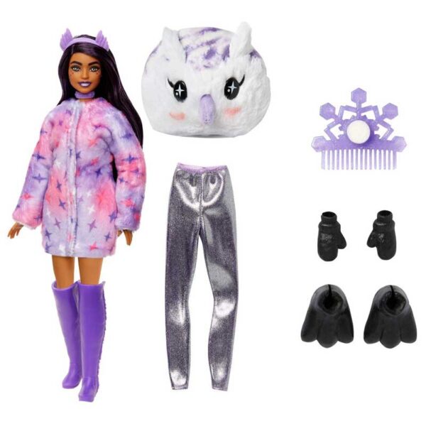 Barbie Cutie Reveal Winter Sparkle Owl Uggla Series 3 Överraskning HJL62