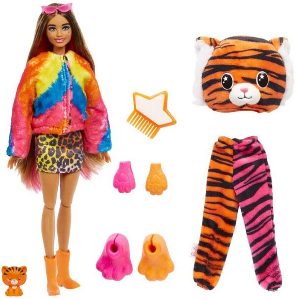 Barbie Tiger Cutie Reveal Jungle Överraskning HKP99