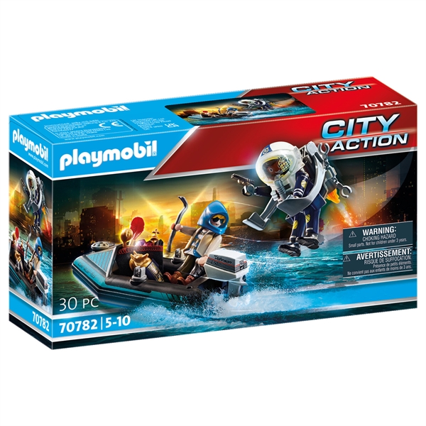 Playmobil® City Action - Police Jet Pack with Boat