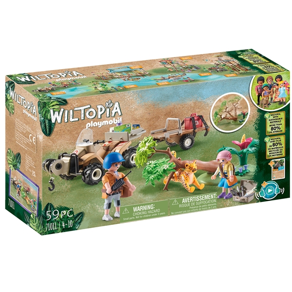 Playmobil® Wiltopia - Animal Rescue Quad