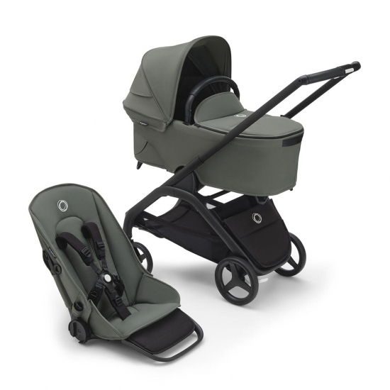 Bugaboo Dragonfly Duovagn Black / Forest Green