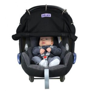 Dooky Solskydd för barnvagn/babyskydd Svart