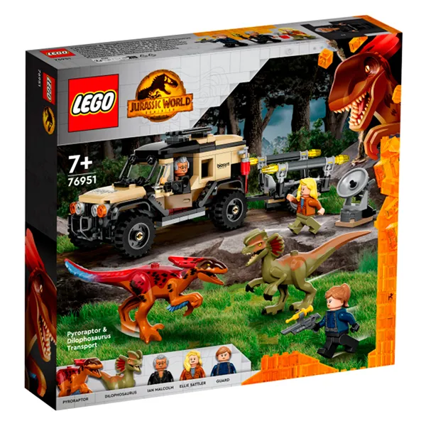 LEGO® Jurassic World? Pyroraptor & Dilophosaurus ? Transport