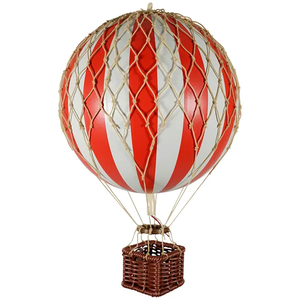 Authentic Models Luftballon Red/White 18 cm