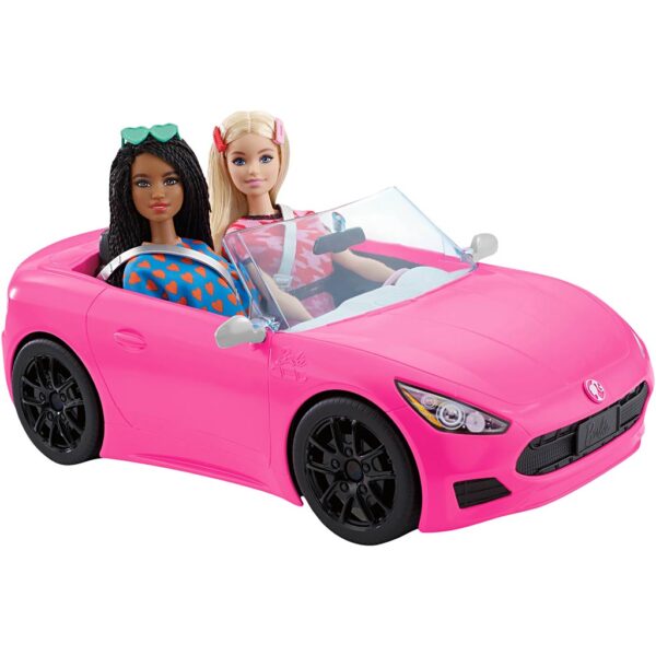 Barbie-bil, H: 14 cm, L: 18 cm, B: 33 cm, rosa, 1 st.