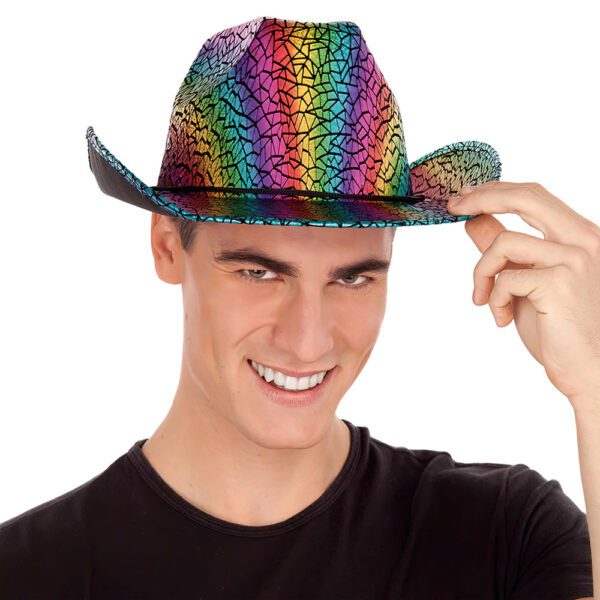 Cowboyhatt Regnbågsfärger