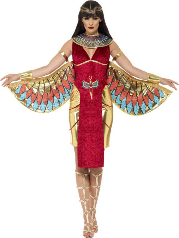 Gudinna Egyptisk Klänning Maskeraddräkt