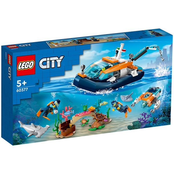 LEGO® City Utforskare och Dykarbåt