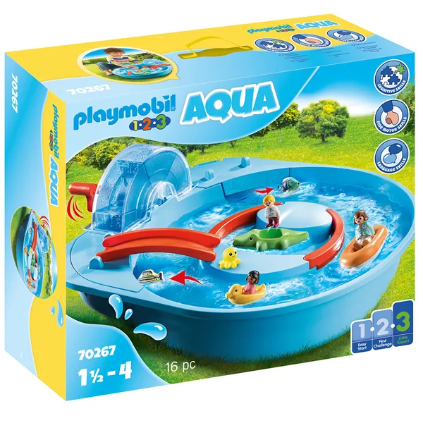 Playmobil® 1.2.3 Aqua - Splish Splash Water Park