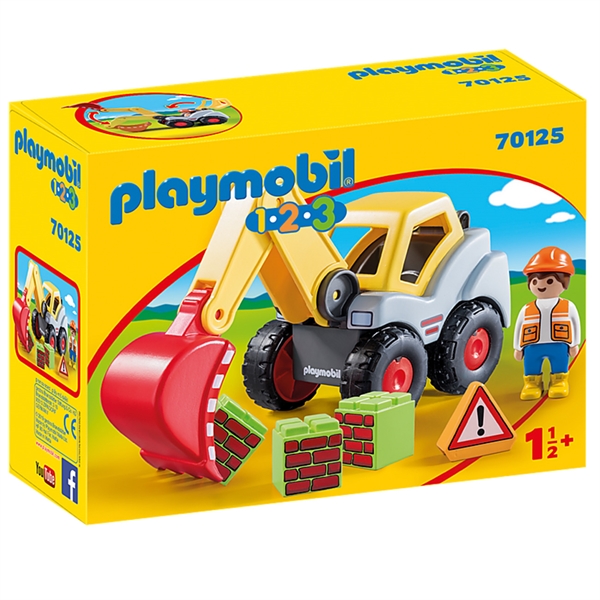 Playmobil® 1.2.3 Shovel Excavator
