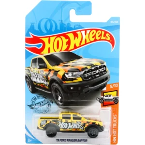 ?19 Ford Ranger Raptor - HW Hot Trucks - Gul - Hot Wheels