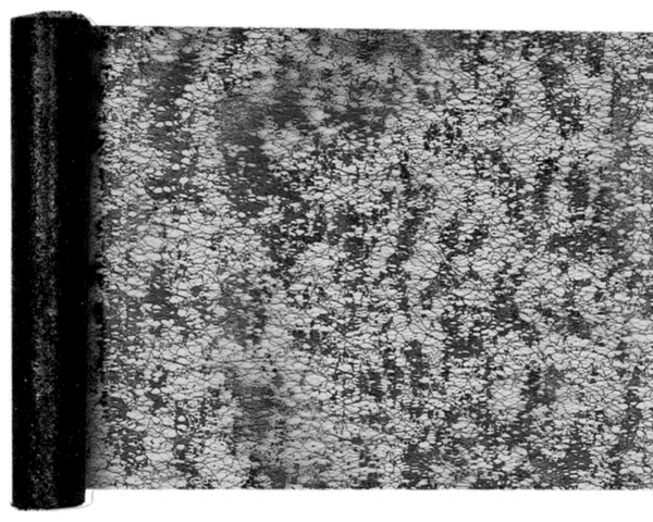 Duk (löpare) elegant svart, 28x500 cm