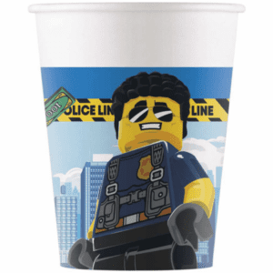 Pappmuggar Lego City 8-pack