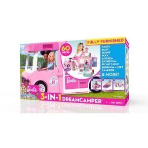 Barbie 3-in-1 DreamCamper Husbil med tillbehör