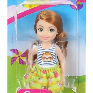 Barbie Chelsea Flicka med kjol sengångarmotiv GHV66