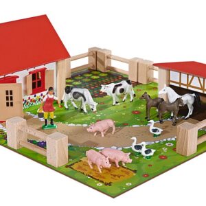 Bondgård med djur