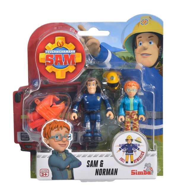 Brandman Sam Figurer 2-pack Sam & Norman med tillbehör