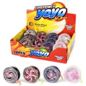 Jojo med ljus - yoyo metal w light