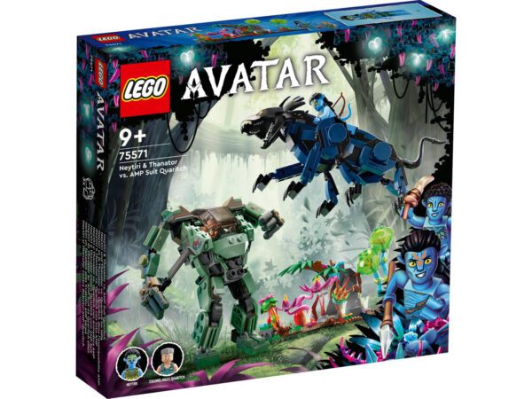 LEGO Avatar Neytiri och Thanator mot AMP Suit Quaritch 75571