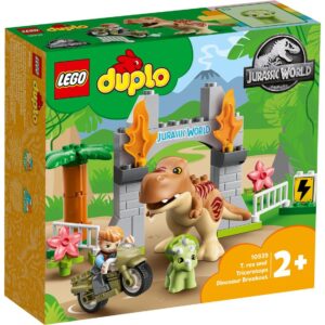 LEGO Duplo T. rex och Triceratops rymmer 10939