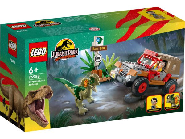 LEGO Jurassic Park Dilophosaurusbakhåll 76958