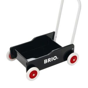 Lära gå vagn (svart) Brio
