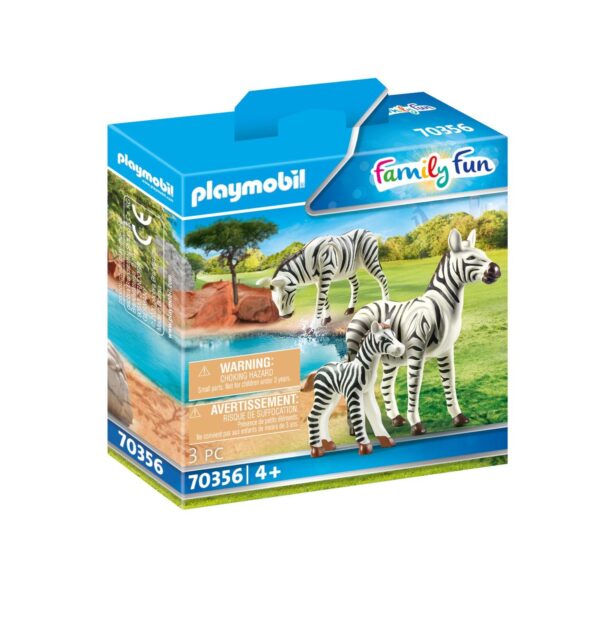 Playmobil Family Fun Två zebror med unge 70356