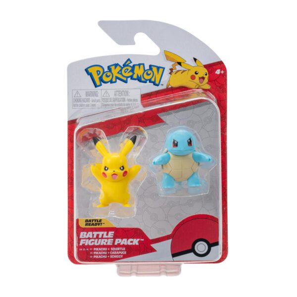Pokemon Battle Figure Pack Kanto Pikachu & Squirtle