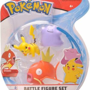 Pokemon Battle Figure Set Magikarp+Pikachu+Ditto 97691