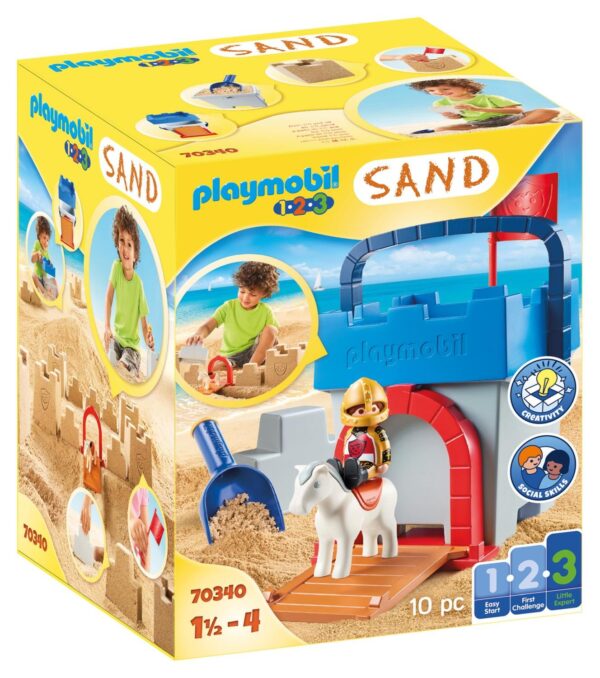 Playmobil 1.2.3 Kreativt set "Sandborg" 70340