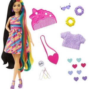 Barbie Docka Hjärttema Totally Hair Hearts HCM90