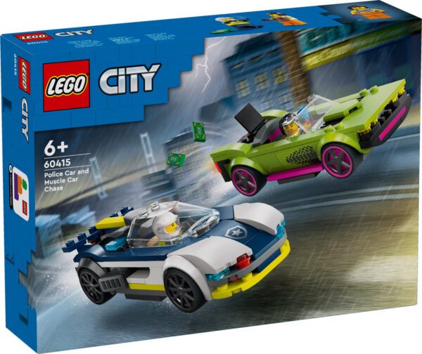 LEGO City Jakt med polisbil och muskelbil 60415