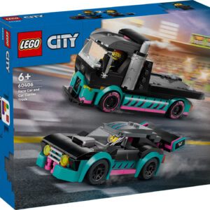 LEGO City Racerbil och biltransport 60406