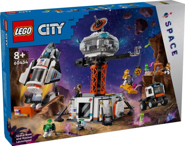LEGO City Rymdbas och raketuppskjutningsramp 60434